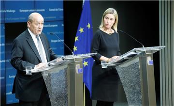 BELGIUM EU DEFENSE MINISTERS  COUNCIL