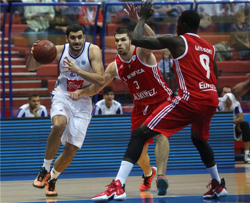 Utakmica 4. kola FIBA-ina Eurokupa za košarkaše Cibona - Benfica