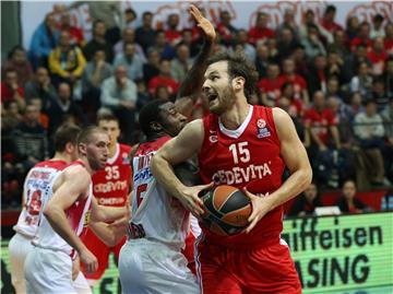 Euroliga:  Cedevita - Olympiakos 19.11.2015.