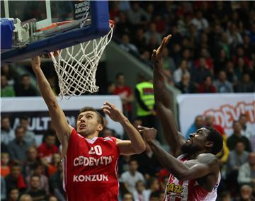 Euroliga:  Cedevita - Olympiakos 19.11.2015.