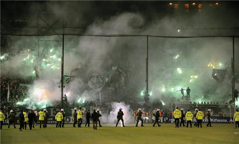 GREECE SOCCER GREEK LEAGUE