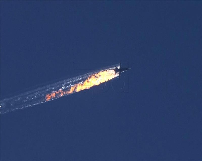 TURKEY SYRIA RUSSIA WARPLANE DOWNED