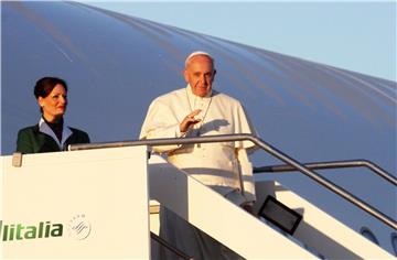 ITALY POPE DEPARTURE