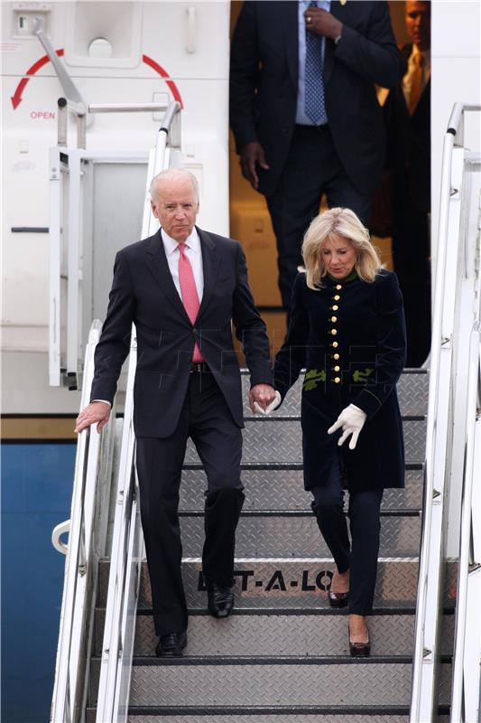 Joe Biden sletio u Zagreb