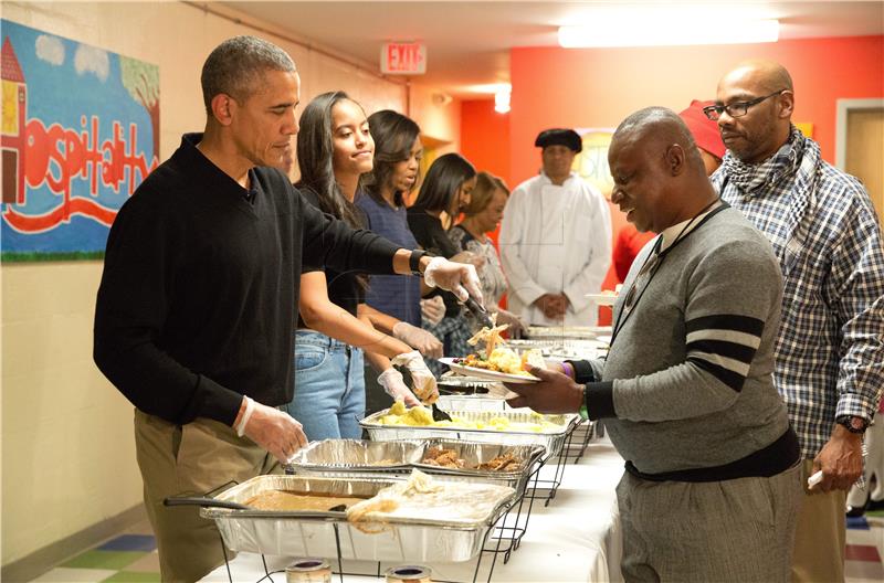 USA OBAMA THANKSGIVING