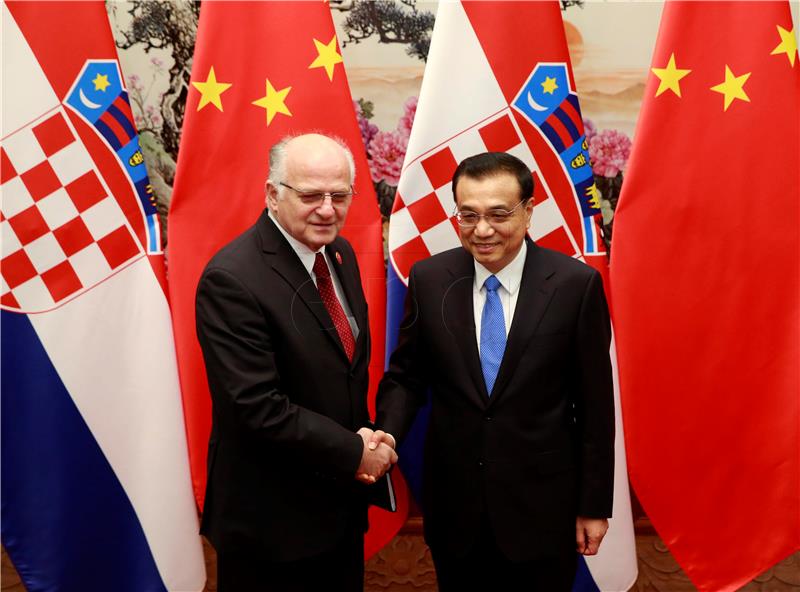 CHINA CROATIA DIPLOMACY