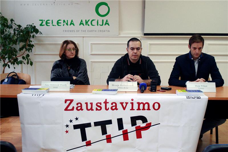 Konferencija za novinare platforme Zaustavimo TTIP