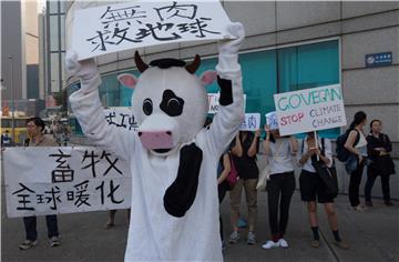 CHINA HONG KONG GLOBAL CLIMATE MARCH