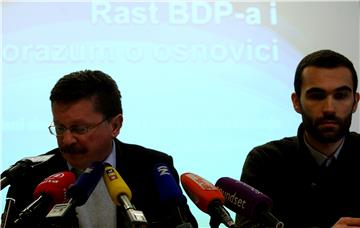 Konferencija za medije Sindikata znanosti na temu "Rast BDP-a i povećanje osnovice za isplatu plaća u javnom sektoru"