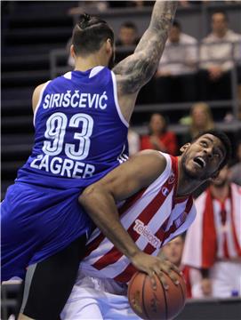 Utakmica 12. kola regionalne ABA lige : Crvena Zvezda - Cibona 75:58