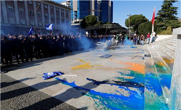 ALBANIA PROTEST