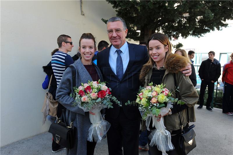 Konferencija za medije i proslava plasmana Ane i Lucije Zaninović na Olimpijske igre u Riju