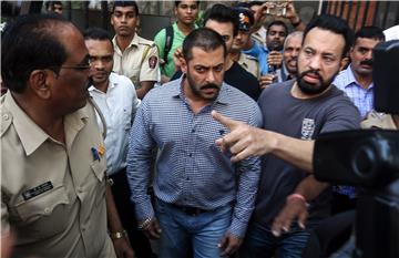 INDIA CRIME BOLLYWOOD SALMAN KHAN