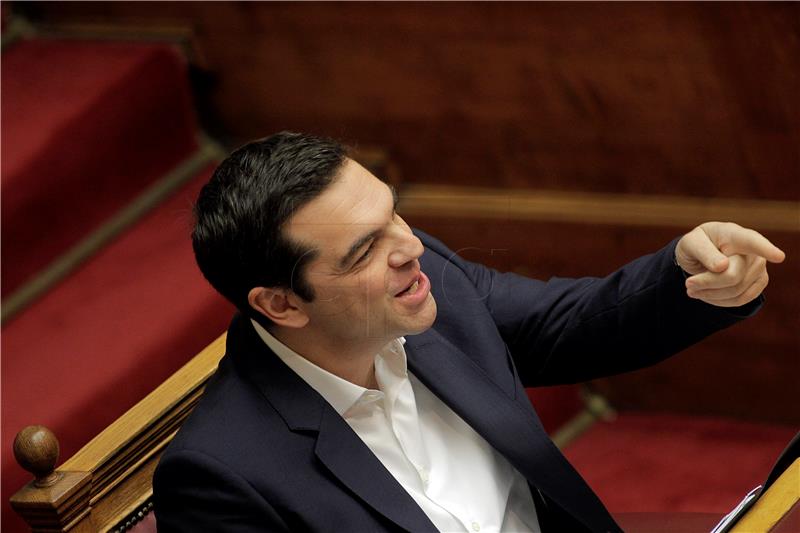 GREECE PARLIAMENT TSIPRAS REFUGEES