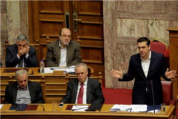 GREECE PARLIAMENT TSIPRAS REFUGEES