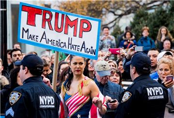 USA NEW YORK TRUMP PROTEST