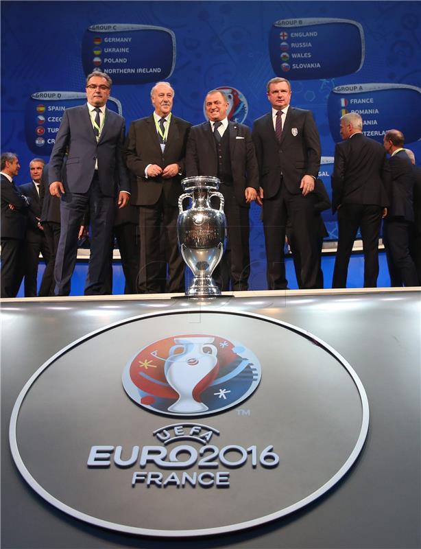 FRANCE SOCCER UEFA EURO 2016 DRAW