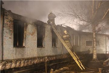 RUSSIA FIRE HOSPITAL