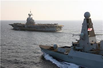 AT SEA DEFENCE BRITAIN FRANCE DAESH OPERATIONS