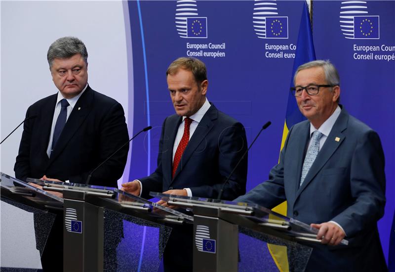 BELGIUM EU COUNCIL UKRAINE PRESIDENT VISIT