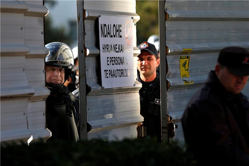 ALBANIA PROTEST