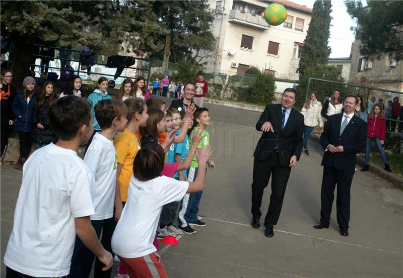 U Rijeci predstavljen projekt Poligon za tjelesnu aktivnost školske djece