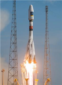 FRENCH GUIANA SOYUZ ST-B GALILEO LAUNCH