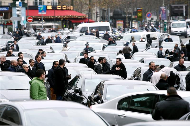 FRANCE UBER PROTEST