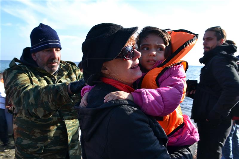 GREECE MIGRATION REFUGEES SUSAN SARANDON