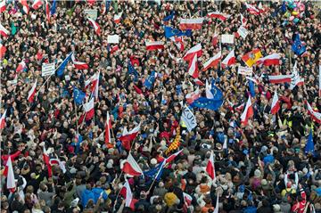 POLAND DEMOCRACY DEMONSTRATION