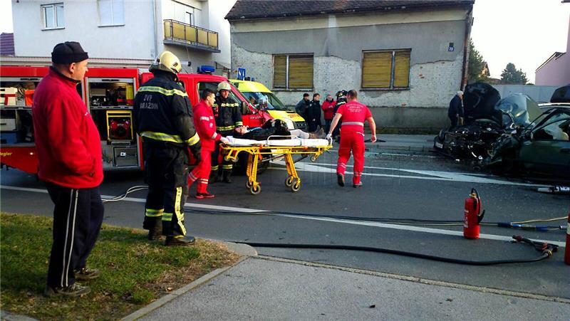 Varaždin: jedna poginula i dvije ozlijeđene osobe u sudaru dvaju vozila