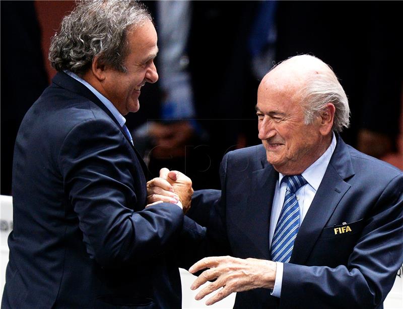 FILE SWITZERLAND SOCCER FIFA BLATTER PLATINI