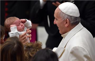 VATICAN POPE AUDIENCE