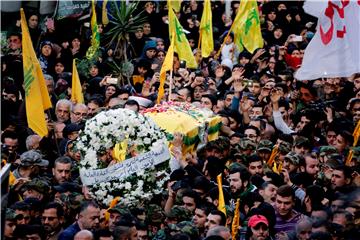 LEBANON HEZBOLLAH QANTAR FUNERAL