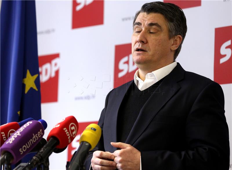 Konferencija za medije koalicije Hrvatska raste u sjedištu SDP-a