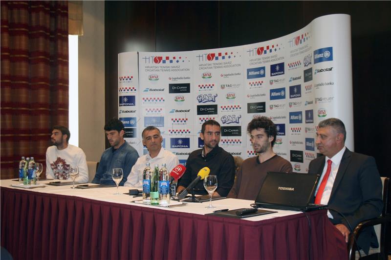 Konferencija za novinare Hrvatskog teniskog saveza i Davis Cup reprezentacije