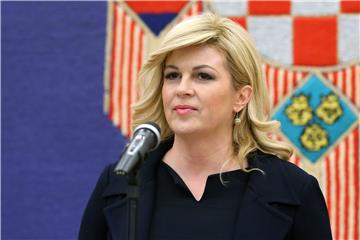 Predsjednica RH Kolinda Grabar-Kitarović dala je izjavu za medije