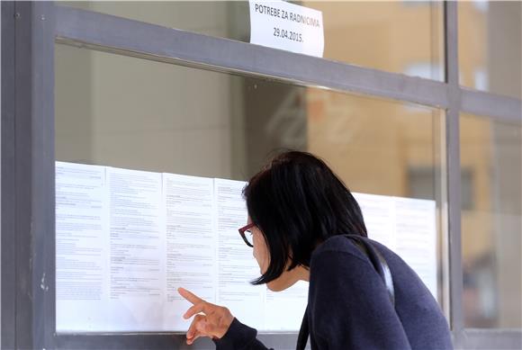 Anketna nezaposlenost u trećem kvartalu 15,4 posto