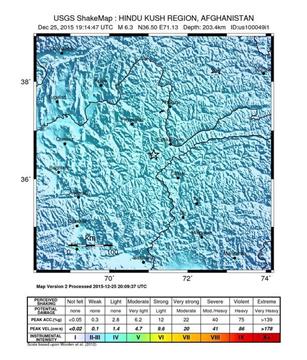 Potres magnitude 6,2 pogodio sjever Afganistana