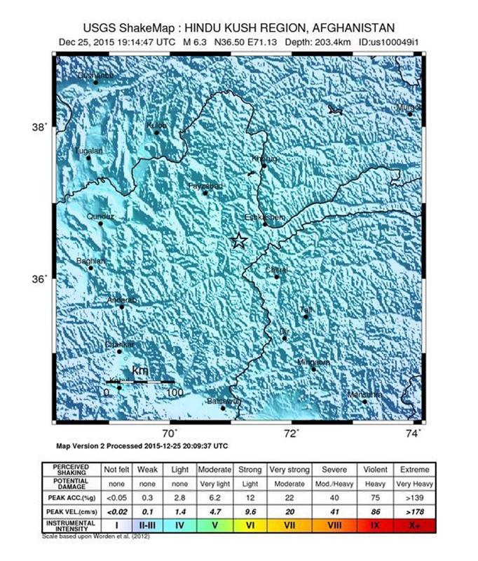 AFGHANISTAN EARTHQUAKE