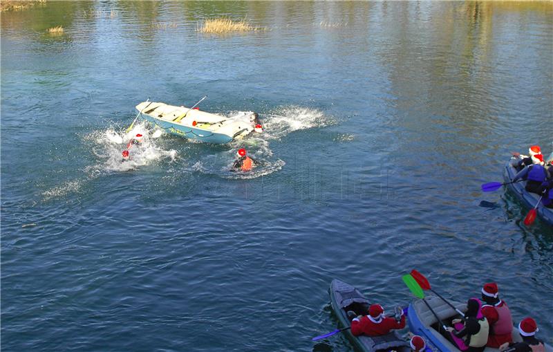 Božićni humanitarni rafting na Mrežnici