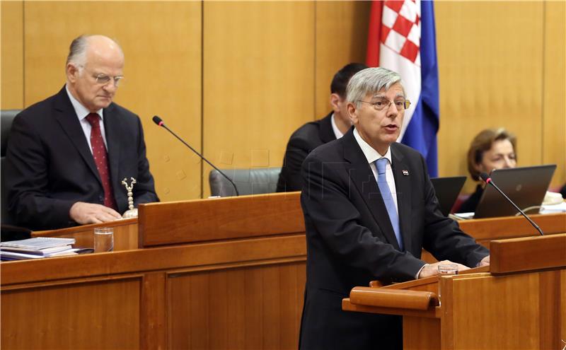 New Croatian Parliament inaugurated