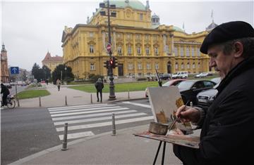 Blagdanska atmosfera u Zagrebu