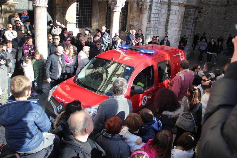 Požar u povijesnoj jezgri Dubrovnika