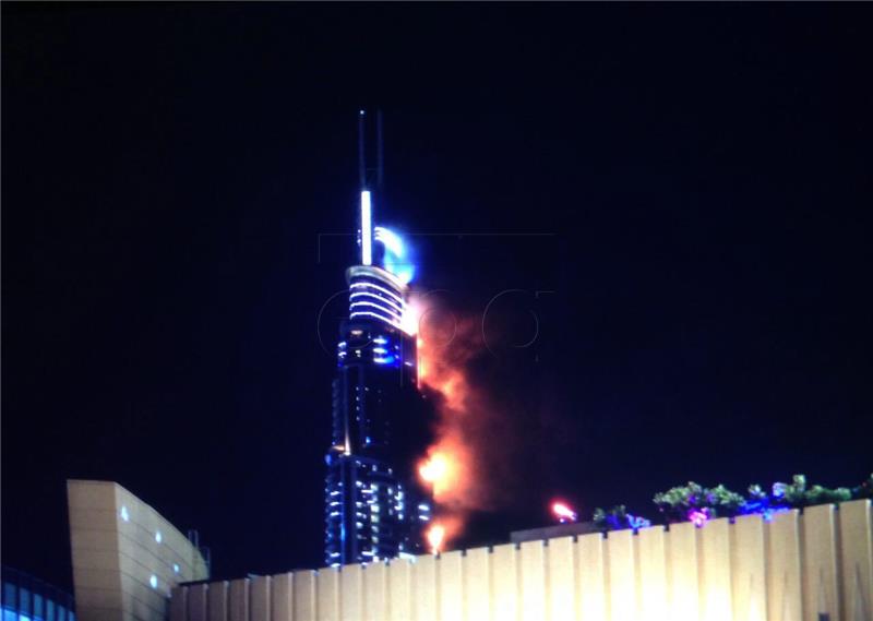 UAE DUBAI HOTEL FIRE