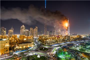 UAE DUBAI HOTEL FIRE