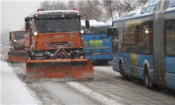 Snijeg u Zagrebu