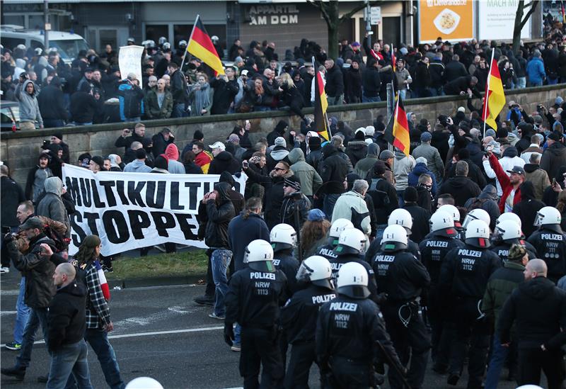 GERMANY COLOGNE PROTEST