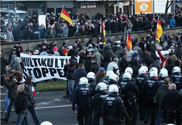 GERMANY COLOGNE PROTEST