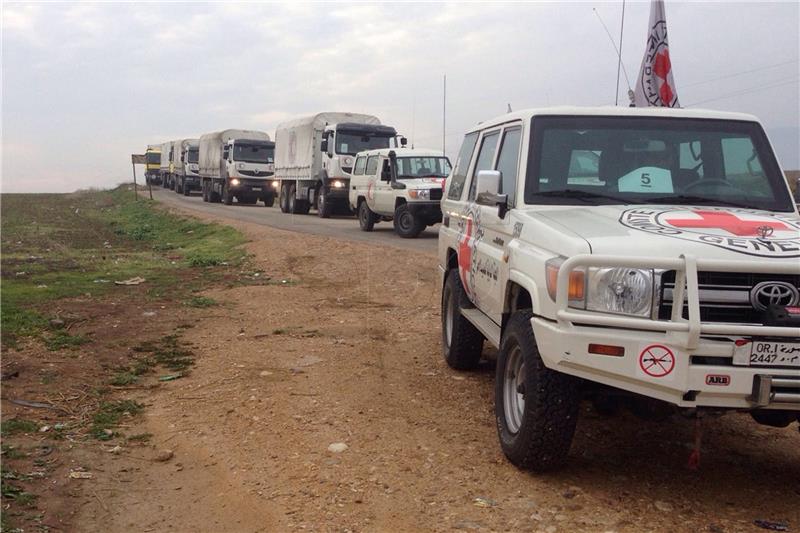 SYRIA ICRC AID CONVOY